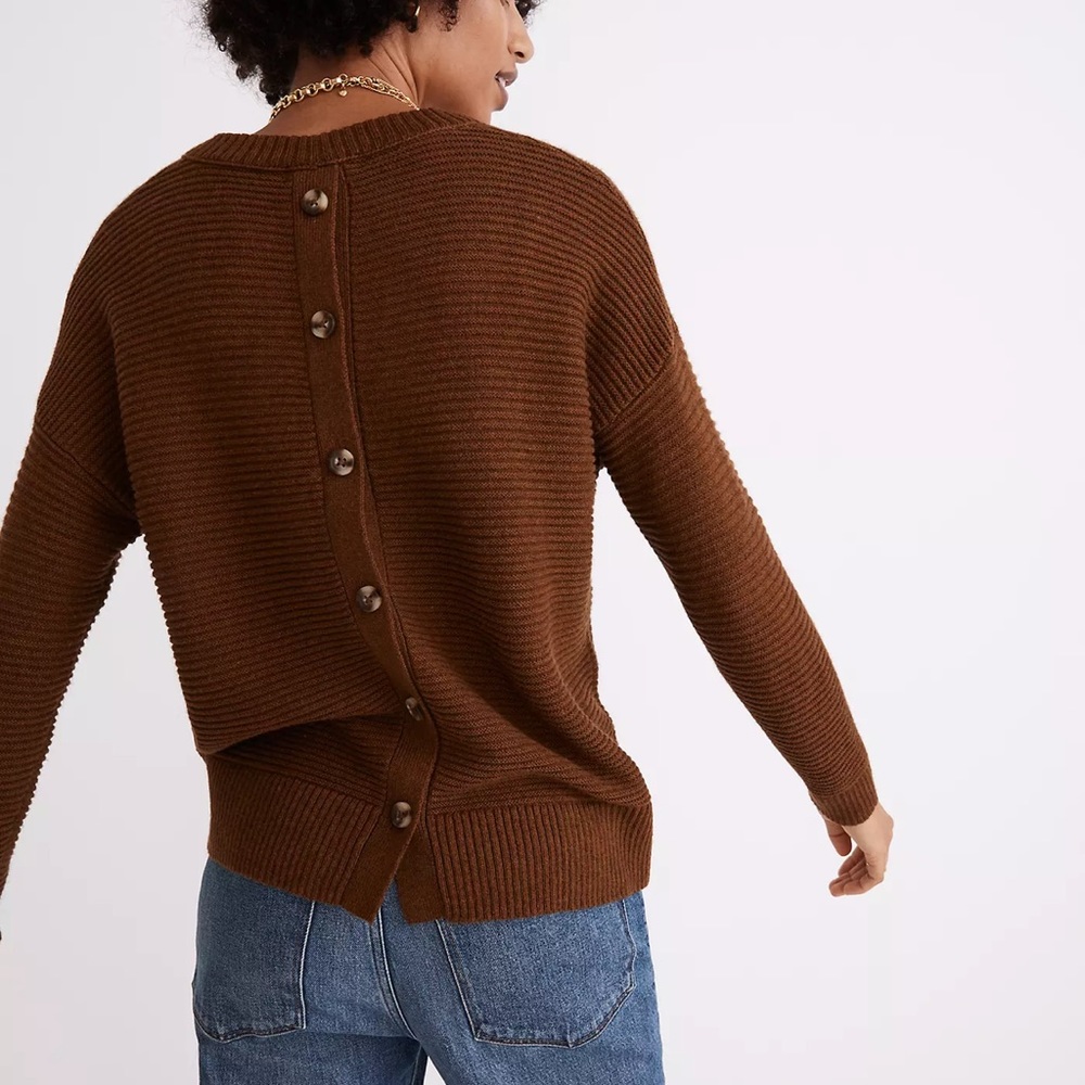 Madewell Button Back Sweater - image 7